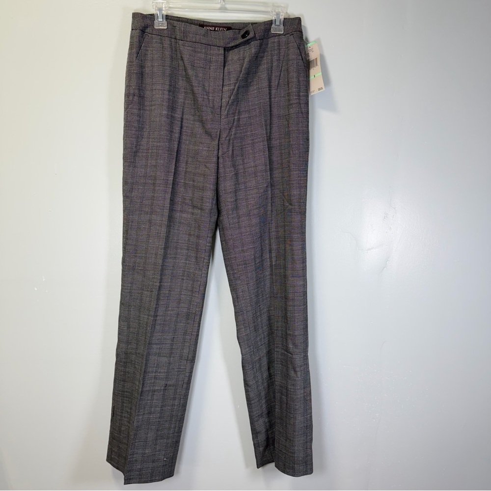 Vintage Anne Klein Charcoal Dress Pants Sz 8 NWT